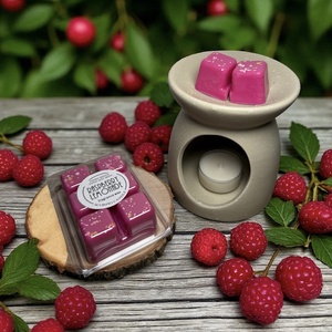 Málnás limonádé 6 kockás illatviasz, Otthon & Életmód, Gyertya, illat, aroma, Illatviasz, Gyertya-, mécseskészítés, MESKA