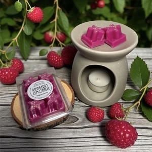 Málnás limonádé csillag illatviasz, Otthon & Életmód, Gyertya, illat, aroma, Illatviasz, Gyertya-, mécseskészítés, MESKA