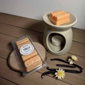 Vanília 5 kockás illatviasz, Otthon & Életmód, Gyertya, illat, aroma, Illatviasz, Gyertya-, mécseskészítés, MESKA