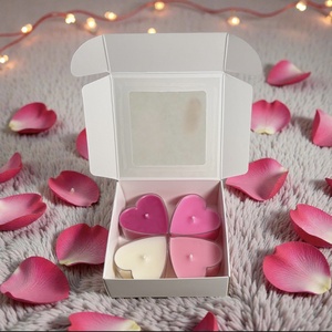 Szív alakú mécses szett, Otthon & Életmód, Gyertya, illat, aroma, Illatviasz, Gyertya-, mécseskészítés, MESKA