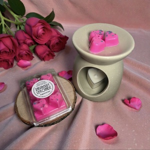 Szív alakú dobozos illatviasz, Otthon & Életmód, Gyertya, illat, aroma, Illatviasz, Gyertya-, mécseskészítés, MESKA