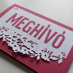 Meghívó képeslap, üdvözlőlap - otthon & életmód - papír, írószer - ajándékozás kellékei - meghívó - Meska.hu