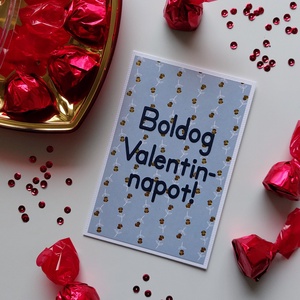 Boldog Valentin-napot! üdvözlőlap - szerelmes képeslap 6., Otthon & Életmód, Papír, írószer, Képeslap, üdvözlőlap, Ajándékozás kellékei, Scrapbook, Papírművészet, MESKA