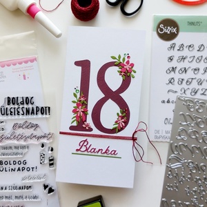 Névreszóló születésnapi pénzátadó üdvözlőlap - Meska.hu