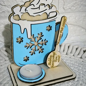 Karácsonyi bögre - karácsony - adventi díszek - adventi asztaldísz - Meska.hu