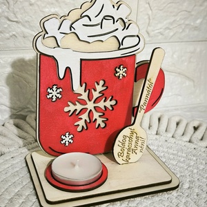 Karácsonyi bögre - Meska.hu