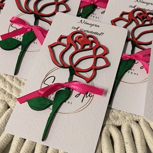 Nőnapi rózsa - kellékek & szerszámok - dekorációs kellékek - virágfej - Meska.hu