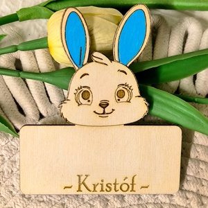 Csokitartó nyuszi - ünnepi díszek, dekorációk - húsvéti díszek és dekorációk - húsvéti ajándékátadó - Meska.hu