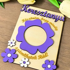 Anyák napi k�pkeret - otthon & életmód - konyhafelszerelés, tálalás - konyhai dekoráció - hűtőmágnes - Meska.hu