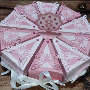 Papírtorta - otthon & életmód - papír, írószer - ajándékozás kellékei - papírtorta - Meska.hu