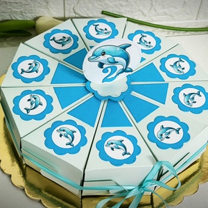 Papírtorta - otthon & életmód - papír, írószer - ajándékozás kellékei - papírtorta - Meska.hu