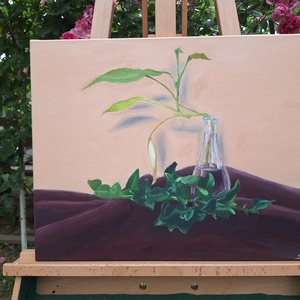 Csendélet (40x50 cm), Művészet, Festmény, Olajfestmény, Festészet, MESKA