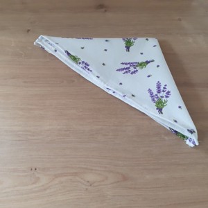 Levendula textilszalvéta / textilzsebkendő  - otthon & életmód - konyhafelszerelés, tálalás - konyhai textil - szalvéta - Meska.hu