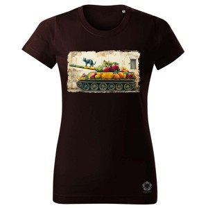 Tank és macska graffiti, Ruha & Divat, Női ruha, Póló, felső, , MESKA
