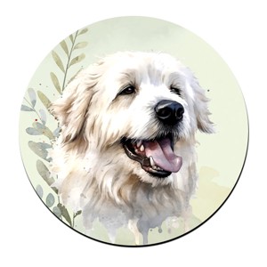 Tátrai juhászkutya portré mintás bögre alátét, , , MESKA