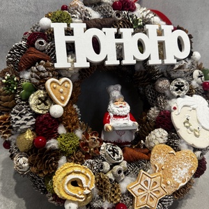 Karácsonyi ajtódísz  - karácsony - adventi díszek - adventi ajtódísz - Meska.hu