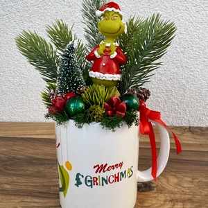 Grinch asztaldísz - Meska.hu
