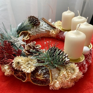 Adventi koszorú - karácsony - adventi díszek - adventi koszorú - Meska.hu
