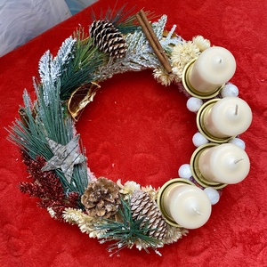 Adventi koszorú - karácsony - adventi díszek - adventi koszorú - Meska.hu