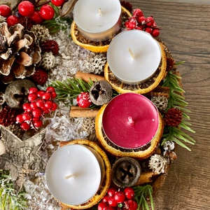 Adventi asztaldísz - karácsony - adventi díszek - adventi asztaldísz - Meska.hu