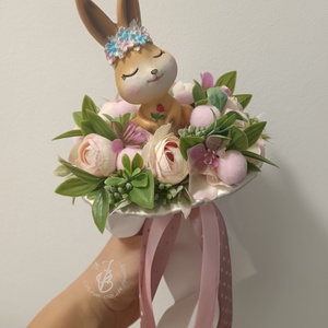 Ballagási csokor nyuszival  - Meska.hu