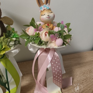 Ballagási csokor nyuszival  - otthon & életmód - dekoráció - virágdísz és tartó - csokor & virágdísz - Meska.hu Ballagási csokor nyuszival  - otthon & életmód - dekoráció - virágdísz és tartó - csokor & virágdísz - Meska.hu