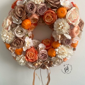 Őszi óriás ajtódísz - Meska.hu