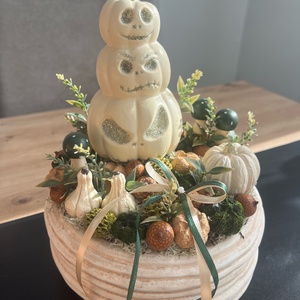 Tökös asztaldísz - Meska.hu