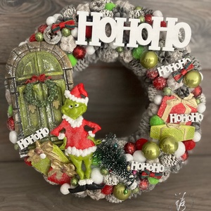 Grincs ajtódísz - Meska.hu