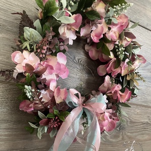 Tavaszi ajtódísz - ünnepi díszek, dekorációk - húsvéti díszek és dekorációk - húsvéti ajtódísz, kopogtató - Meska.hu