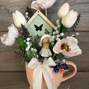 Tavaszi dekor - ünnepi díszek, dekorációk - húsvéti díszek és dekorációk - húsvéti asztaldíszek - Meska.hu