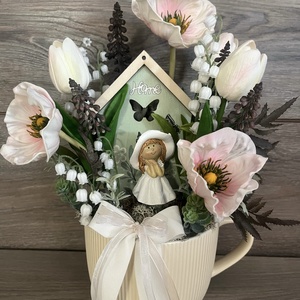 Tavaszi dekor - ünnepi díszek, dekorációk - húsvéti díszek és dekorációk - húsvéti asztaldíszek - Meska.hu