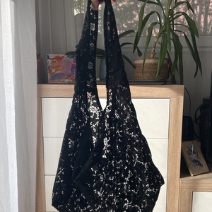 Csipke Hobo Bag - táska & tok - bevásárlás & shopper táska - shopper, textiltáska, szatyor - Meska.hu
