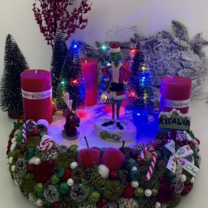 Grincs adventi koszorú - karácsony - adventi díszek - adventi koszorú - Meska.hu