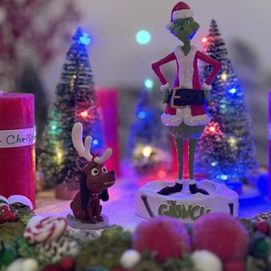 Grincs adventi koszorú - karácsony - adventi díszek - adventi koszorú - Meska.hu