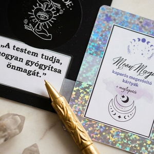 Moon Magic - kaparós  megerősítő kártyák - otthon & életmód - papír, írószer - egyedi szerkesztés - Meska.hu