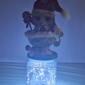 Karácsonyi pingvin - karácsony - karácsonyi lakásdekoráció - karácsonyi lakásdíszek - Meska.hu