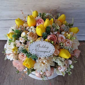 Virágbox - otthon & életmód - virágdekoráció - virágok - virágbox - Meska.hu