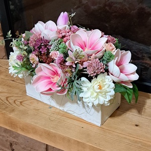 Magnóliás asztaldísz - Meska.hu