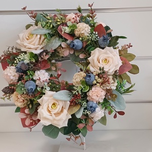 Őszi ajtódÍsz - otthon & életmód - dekoráció - ajtó- és ablak dekoráció - ajtódísz & kopogtató - Meska.hu