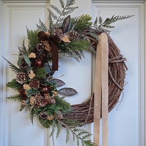 Karácsonyi ajtódÍsz - Meska.hu