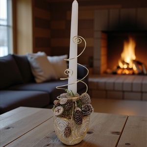 Karácsonyi asztaldÍsz - Meska.hu