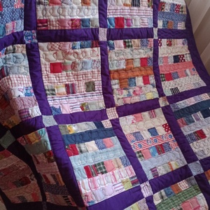 Zerowaste patchwork steppelt takaró , Otthon & Életmód, Lakástextil, Felnőtt takaró, pléd, , MESKA