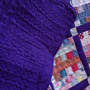 Zerowaste patchwork steppelt takaró  - otthon & életmód - lakástextil - felnőtt takaró, pléd - Meska.hu