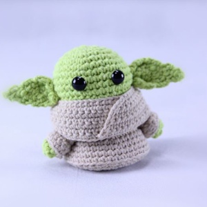 Baby Yoda - Grogu horgolt figura - Meska.hu