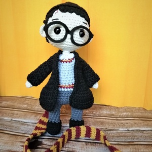 Harry Potter horgolt figura - játék & sport - plüssállat & játékfigura - ember - Meska.hu