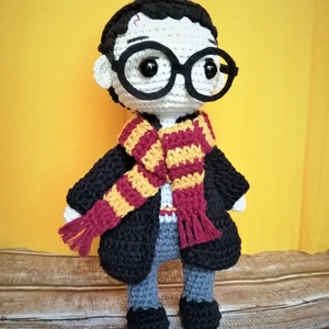 Harry Potter horgolt figura - játék & sport - plüssállat & játékfigura - ember - Meska.hu