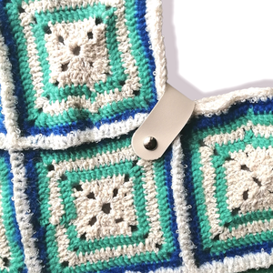 Horgolt táska - Granny Square  - táska & tok - kézitáska & válltáska - válltáska - Meska.hu