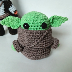 Baby Yoda - Grogu horgolt figura - Meska.hu