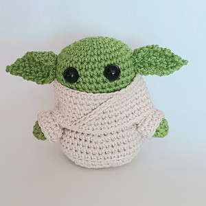 Baby Yoda - Grogu horgolt figura - Meska.hu